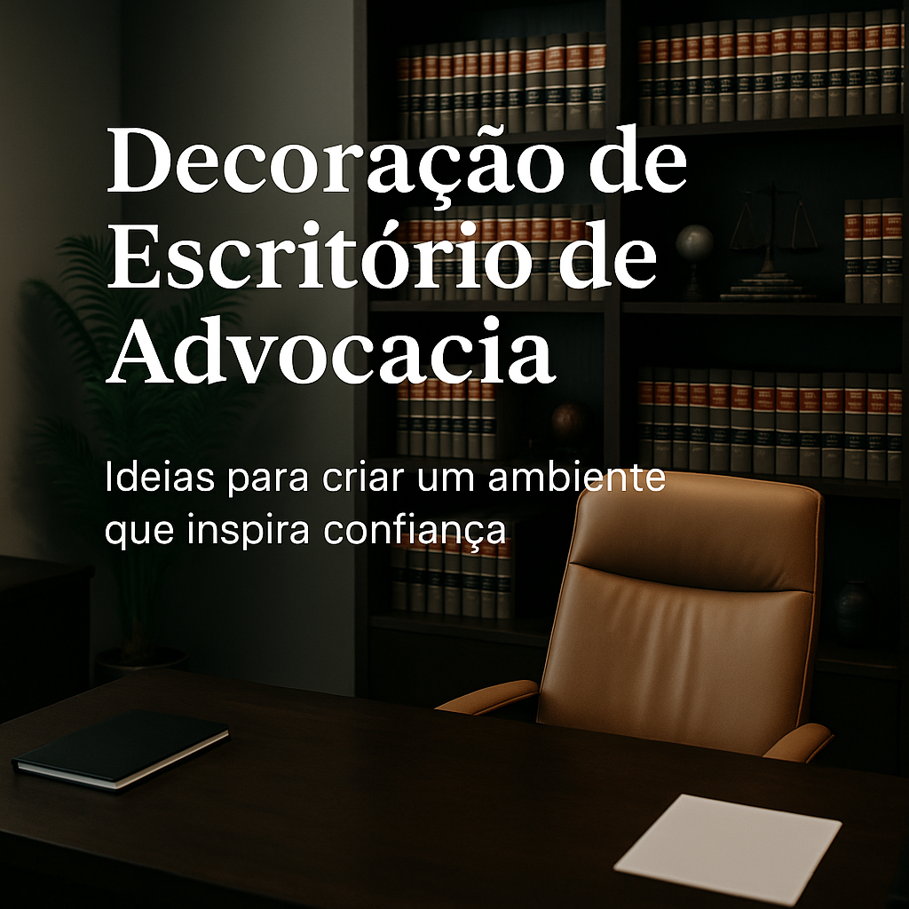 Decoração de Escritório de Advocacia 
