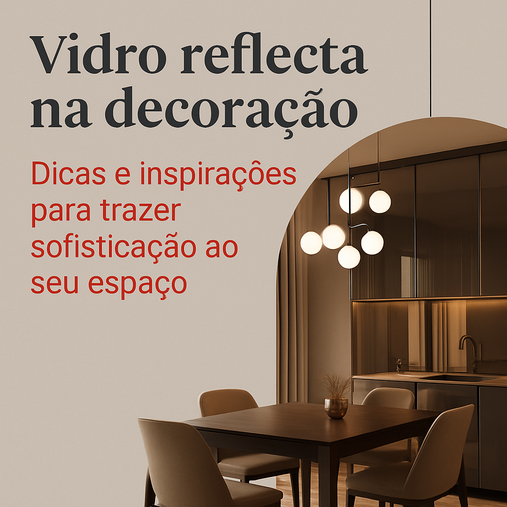 Vidro reflecta: Inspirações e tendências para a decoração moderna DECORE CERTO.