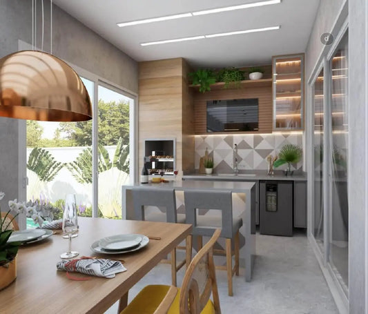 1 AMBIENTE GOURMET 61m² = R$1.221 seu ambiente possui mais de 20m² ? fale com a gente no whatsapp