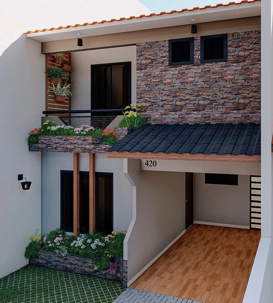 CONSULTORIA ÁREA EXTERNA - FACHADA C/ MURO Decore
